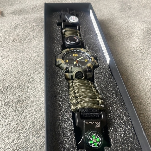 23-in-1 Survival Military Digital Watch, Mens Tactical Multi-Functional … - Picture 9 of 10